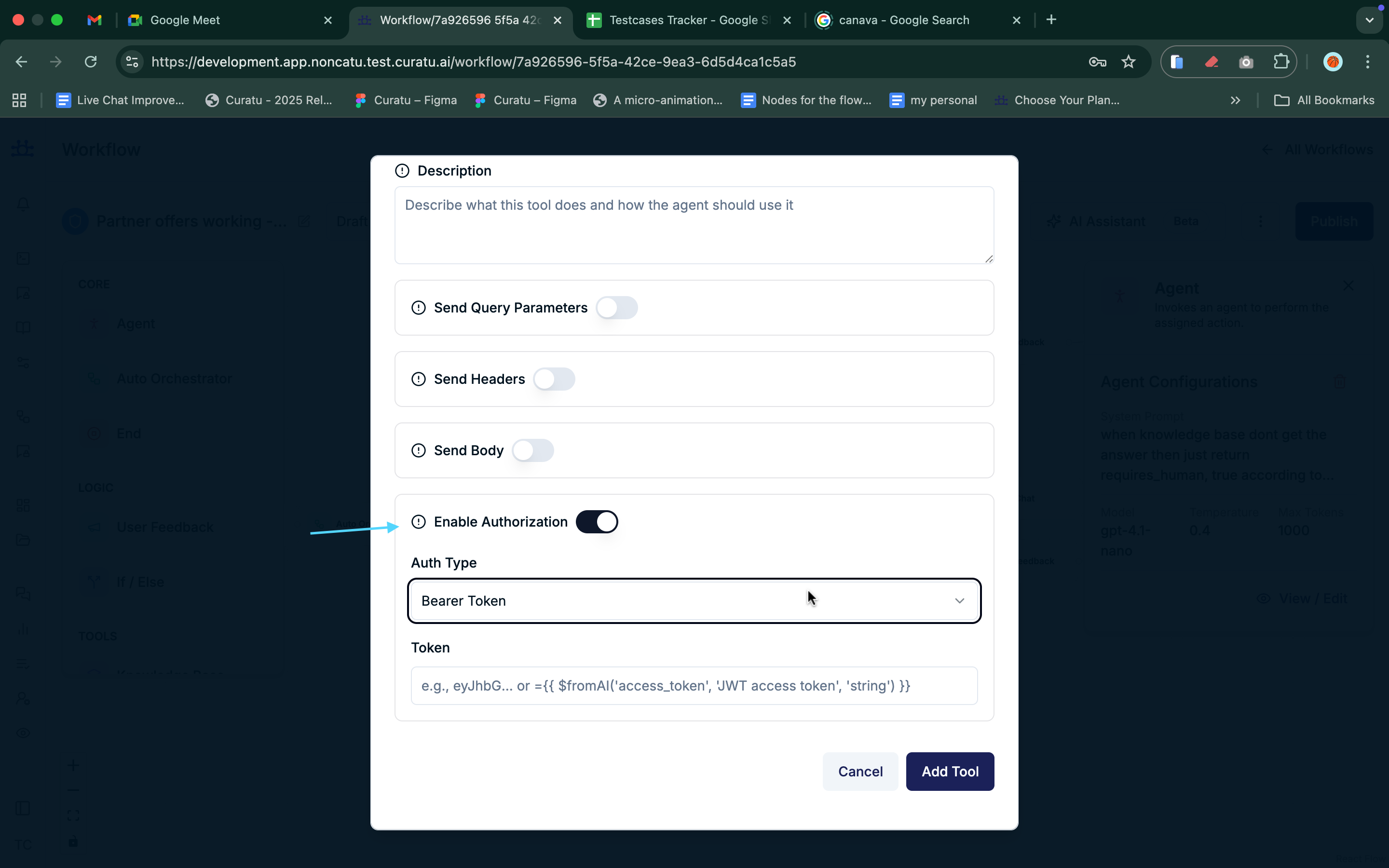 agent Node Authorization Settings